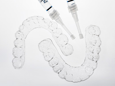 Take-home teeth whitening can be done in the comfort of your own home